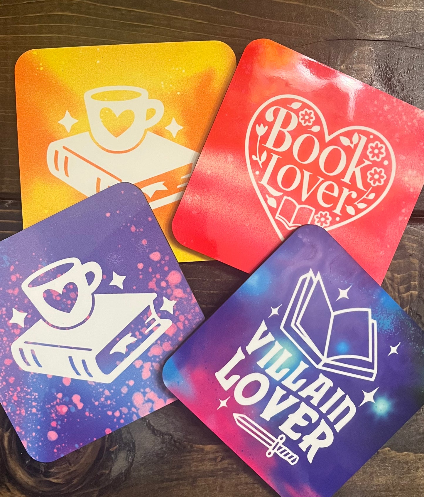 Bookish Coasters