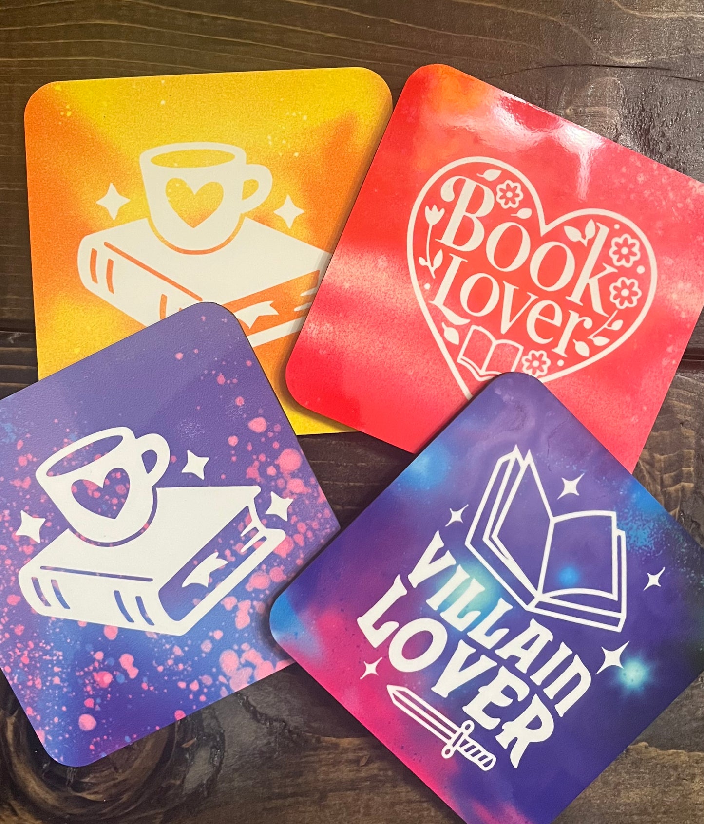 Bookish Coasters